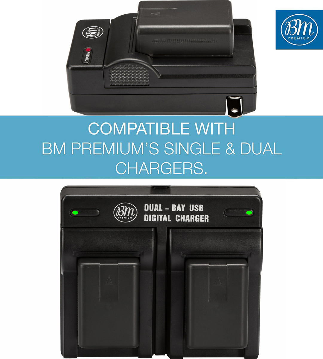 BM Premium VW-VBT190 Battery for Panasonic HC-V380 HC-V510
