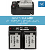 BM Premium LP-E5 Battery for Canon EOS Rebel XS, Rebel T1i, Rebel XSi, 1000D, 500D, 450D, Kiss X3, Kiss X2, Kiss F Digital SLR Cameras
