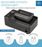 BM Premium NP-FV50A High Capacity Battery and Battery Charger for Sony Handycam Camcorders
