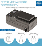 BM Premium 2 LP-E10 Batteries and Battery Charger for Canon Rebel T3, T5, T6, T7, Kiss X50, X70, EOS 1100D, EOS 1200D, EOS 1300D, EOS 2000D Cameras