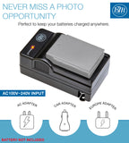 BM Premium LP-E10 Battery Charger for Canon EOS Rebel T3, T5, T6, T7, Kiss X50, Kiss X70, EOS 1100D, EOS 1200D, EOS 1300D, EOS 2000D Digital Camera