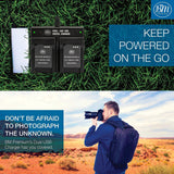 BM 2 Pack of EN-EL12 Batteries and Dual Battery Charger for Nikon Coolpix A1000, B600, W300, A900, AW100, AW110, AW120, AW130, S6300, S8100 Cameras