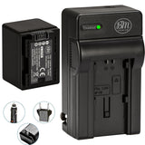 BM BP-727 Battery and Charger for Canon Vixia HFR40 HFR42 HFR400 HFR50 HFR52 HFR500 HFR60 HFR62 HFR600 HFR70 HFR72 HFR700 HFR80 HFR82 HFR800 Camcorder