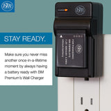 BM Premium DMW-BLH7 Battery and Charger for Panasonic Lumix DC-GX850 DMC-LX10 DMC-LX15 DMC-GM1 DMC-GM1K DMC-GM1KA DMC-GM1KS DMC-GM5 DMC-GM5KK Cameras