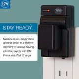 BM BP-727 Battery and Charger for Canon Vixia HFR40 HFR42 HFR400 HFR50 HFR52 HFR500 HFR60 HFR62 HFR600 HFR70 HFR72 HFR700 HFR80 HFR82 HFR800 Camcorder