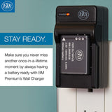 BM Premium LI-92B, LI-90B Battery and Charger for Olympus Tough TG-6 TG-5 TG-1 TG-2 TG-3 TG-4 TG-Tracker SH-1 SH-2 SH-50 SH-60 SP-100 XZ-2 Cameras