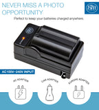 BM Premium EN-EL15B Battery and Charger for Nikon Z6 Z7 D780 D850 D7500 1 V1 D500 D600 D610 D750 D800 D800E D810 D810A D7000 D7100 D7200 Cameras