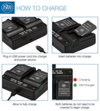 BM 2 Pack of EN-EL12 Batteries and Dual Battery Charger for Nikon Coolpix A1000, B600, W300, A900, AW100, AW110, AW120, AW130, S6300, S8100 Cameras