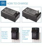 BM Premium DMW-BLH7 Battery and Charger for Panasonic Lumix DC-GX850 DMC-LX10 DMC-LX15 DMC-GM1 DMC-GM1K DMC-GM1KA DMC-GM1KS DMC-GM5 DMC-GM5KK Cameras