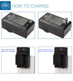 BM BP-727 Battery and Charger for Canon Vixia HFR40 HFR42 HFR400 HFR50 HFR52 HFR500 HFR60 HFR62 HFR600 HFR70 HFR72 HFR700 HFR80 HFR82 HFR800 Camcorder