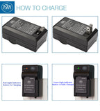 BM Premium EN-EL12 Battery and Charger for Nikon Coolpix S9300, S9400, S9500, S9700, S9900, P310, P330, P340, KeyMission 170, KeyMission 360 Cameras