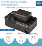 BM BP-727 Battery and Charger for Canon Vixia HFR40 HFR42 HFR400 HFR50 HFR52 HFR500 HFR60 HFR62 HFR600 HFR70 HFR72 HFR700 HFR80 HFR82 HFR800 Camcorder