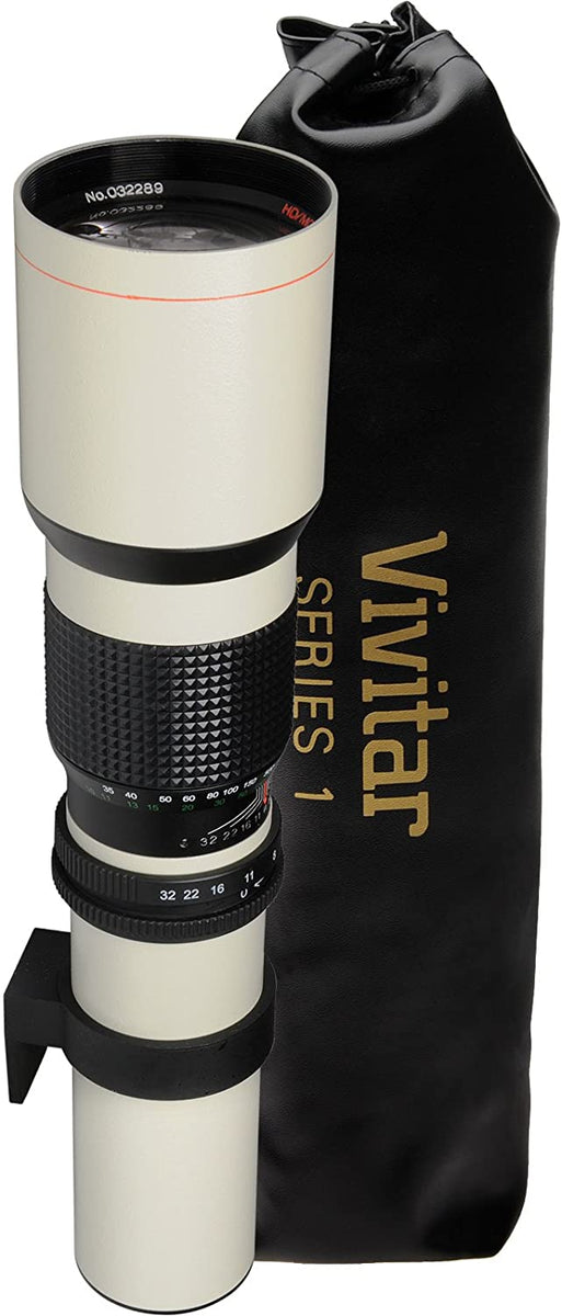 High-Power 500mm/1000mm f/8 Manual Telephoto Lens for Canon SLR