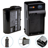 BM Premium EN-EL15B Battery and Charger for Nikon Z6 Z7 D780 D850 D7500 1 V1 D500 D600 D610 D750 D800 D800E D810 D810A D7000 D7100 D7200 Cameras