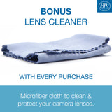 49mm UV Protective Filter for Canon, Nikon, FujiFilm, Olympus, Panasonic, Pentax, Sigma, Sony, Tamron Cameras and Camcorders