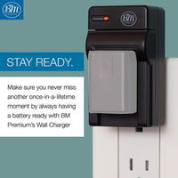 BM Premium VW-VBK180, VW-VBK360, VBT190, VBT380 Battery Charger for Panasonic Camcorders