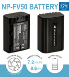 BM Premium NP-FV50A High Capacity Battery for Sony Handycam Camcorders