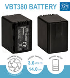 BM VW-VBT380 Battery for Panasonic HC-V380 HC-V510 HC-V520 HC-V550 HC-V710 HC-V720 HC-V750 HC-V770 HC-VX870 HC-VX981 HCW580 HCW850 HC-WXF991 Camcorder