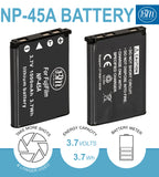 BM NP-45A Battery for Fujifilm INSTAX Mini 90, FinePix XP130 XP140 XP150 XP22 XP30 XP50 XP60 XP70 XP80 XP90 JX520 JX550 JX580 JX590 JX700 JX710 Camera