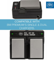 BM Premium 2 Pack of EN-EL9, EN-EL9A Batteries for Nikon D5000, D3000, D60, D40x & D40 Digital SLR Cameras