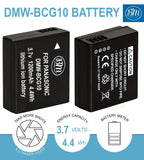 BM 2 DMW-BCG10 Batteries and Charger for Panasonic Lumix DMC-SZ8 TZ25 TZ30 TZ35 ZR1 ZR3 ZS1 ZS3 ZS5 ZS6 ZS7 ZS8 ZS9 ZS10 ZS15 ZS19 ZS20 ZS25 Cameras