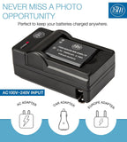 BM EN-EL19 Battery & Charger for Nikon Coolpix S3100 S3200 S3300 S3500 S3600 S3700 S4100, S4200 S4300 S5200 S5300 S6400 S6500 S6800 S6900 S7000 Camera