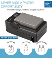 BM Premium EN-EL9, EN-EL9A Battery and Charger for Nikon Nikon D5000, D3000, D60, D40x & D40 Digital SLR Camera