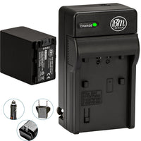 BM Premium NP-FV100 Battery and Battery Charger for Sony Handycam Camcorders