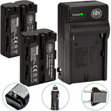 BM Premium 2 NP-FM500H Batteries and Charger for Sony Alpha a77II, a68, SLT-A57, SLT-A58, A65V, A77V, A99V, A100, A200, A300, A350, A450 DSLR Cameras