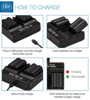 BM Premium 2 CGA-S006 Batteries and Dual Bay Charger for Panasonic Lumix DMC-FZ7 DMC-FZ8 DMC-FZ18 DMC-FZ28 DMC-FZ30 DMC-FZ35 DMC-FZ38 DMC-FZ50 Cameras