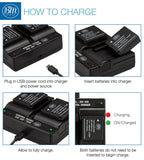 BM 2 Pack of DMW-BLG10 Batteries and Dual Bay Charger for Panasonic Lumix DC-ZS80 DC-GX9 DC-LX100 II DC-ZS200 DC-ZS70 GX80 GX85 ZS60 ZS100 GF6 GX7K