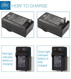 BM Premium 2 SLB-10A Batteries and Charger for Samsung WB200, WB250F, WB2100, WB500, WB550, WB750, WB800F, WB850, WB850F Cameras