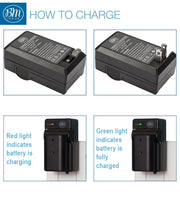 BM Premium DMW-BLF19 Battery and Battery Charger for Panasonic Lumix DC-G9, DC-GH5, DMC-GH3, DMC-GH3K, DMC-GH4, DMC-GH4K Digital Camera