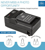 BM Premium EN-EL12 Battery and Charger for Nikon Coolpix A1000, B600, W300, A900, AW100, AW110, AW120, AW130, S6300, S8100, S8200, S9050, S9200 Camera