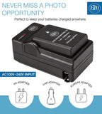 BM Premium EN-EL14A Battery and Charger for Nikon D3100 D3200 D3300 D3400 D3500 D5100 D5200 D5300 D5500 D5600 DF, Coolpix P7000, P7100, P7700 Cameras