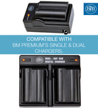 BM Premium 2 EN-EL15B Batteries for Nikon Z6, Z7, 1 V1, D500, D600, D610, D750, D780, D800, D800E, D810, D810A, D850, D7000 D7100 D7200 D7500 Cameras