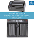 BM Premium 2 Pack EN-EL15C High Capacity Batteries for Nikon Z5, Z6, Z6 II, Z7, Z7II, D610, D750, D780, D800, D810, D850, D7100, D7200, D7500 Cameras