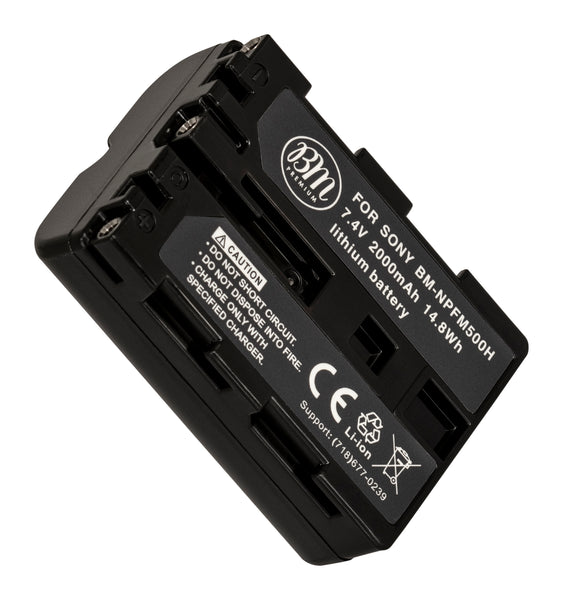 BM Premium NP-FM500H Battery for Sony Alpha SLT-A500, SLT-A550, SLT-A560, SLT-A580, SLT-A700, SLT-A850, SLT-A900 DSLR Cameras