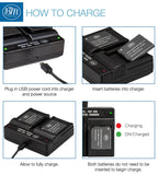 BM 2 NB-11LH Batteries and Dual Battery Charger for Canon Elph 110, Elph 130, Elph 135, Elph 140, Elph 150, Elph 160, Elph 170, Elph 180 Cameras