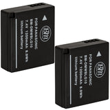 BM 2 DMW-BLG10 Batteries for Panasonic Lumix DC-ZS80 DC-GX9 DC-LX100 II DC-ZS200 DC-ZS70 DMC-GX80 DMC-GX85 DMC-ZS60 ZS100 GF6 GX7K LX100K Cameras