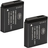 BM Premium 2 DMW-BLH7 Batteries for Panasonic Lumix DC-GX850, DMC-LX10, DMC-LX15, DMC-GM1, DMC-GM1K, DMC-GM1KA, DMC-GM1KS, DMC-GM5, DMC-GM5KK Cameras