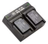 BM Premium 2 SLB-10A Batteries and Dual Bay Battery Charger for Samsung EX2F, WB200, WB250F, WB2100, WB500, WB550, WB750, WB800F, WB850, WB850F Camera