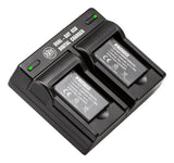 BM Premium 2 EN-EL19 Batteries and Dual Bay Battery Charger for Nikon Coolpix A300, W100, W150, S33, S100, S3100, S3200, S3300, S3500, S3600 Cameras