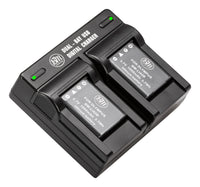BM Premium 2 LI-42B Batteries and Dual Bay Charger for Olympus Tough 3000, TG-310, TG-320, VR310, VR320, VR330, Stylus 7010, 7020, 7030, 7040 Cameras