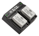 BM Premium 2-Pack of NB-7L Batteries and Dual Bay Battery Charger Kit for Canon PowerShot G10, G11, G12, SX30 IS Digital Cameras