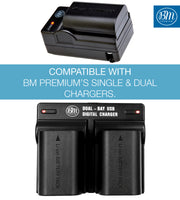 BM Premium LP-E6NH High Capacity Battery for Canon EOS R, EOS R5, EOS R6, EOS 90D, 60D, 70D, 80D, EOS 5D II, 5D III, 5D IV EOS 6D II, EOS 7D II Camera