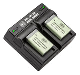 BM 2 NB-13L Batteries and Dual Charger for Canon G1 X Mark III G5 X Mark II G7 X Mark II, G7 X Mark III, G9 X Mark II, SX620 SX720 SX740 HS Cameras