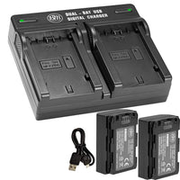 BM 2 NP-FZ100 Batteries and Dual Bay Charger for Sony a7S III, a6600, a7R IV, A7R III, A7R3, a7 III, Alpha A9, Alpha a9 II, Alpha 9R, Alpha 9S Cameras