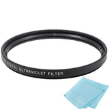 37mm UV Filter for Canon, Nikon, FujiFilm, Olympus, Panasonic, Pentax, Sigma, Sony, Tamron Cameras and Camcorders