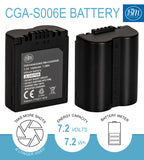 BM Premium 2 CGA-S006 Batteries and Battery Charger for Panasonic Lumix DMC-FZ7 DMC-FZ8 DMC-FZ18 DMC-FZ28 DMC-FZ30 DMC-FZ35 DMC-FZ38 DMC-FZ50 Cameras